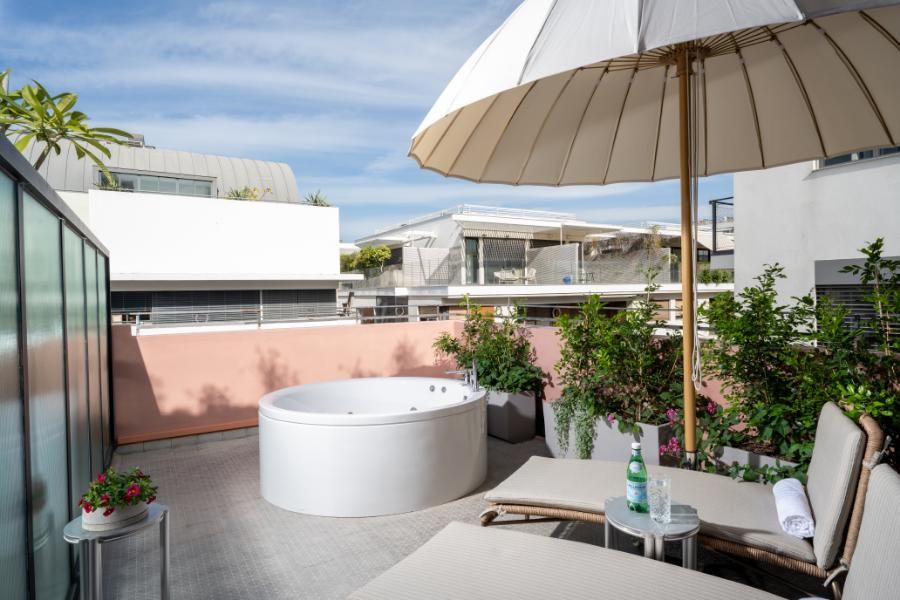 סוויטת גג ג'קוזי