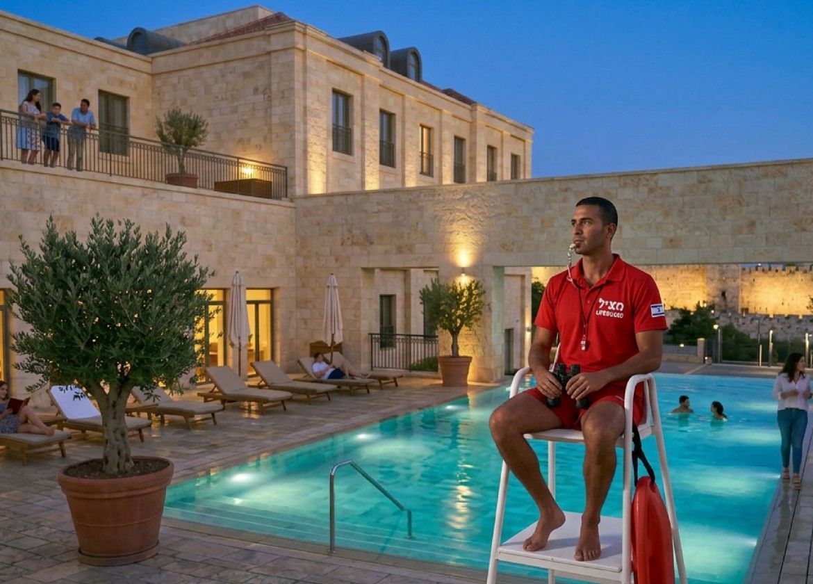 צוות הצלה ותפעול בריכות