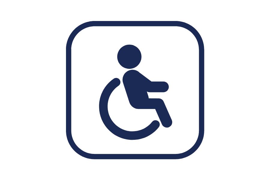 אייקון נגישות לאנשים עם מוגבלות