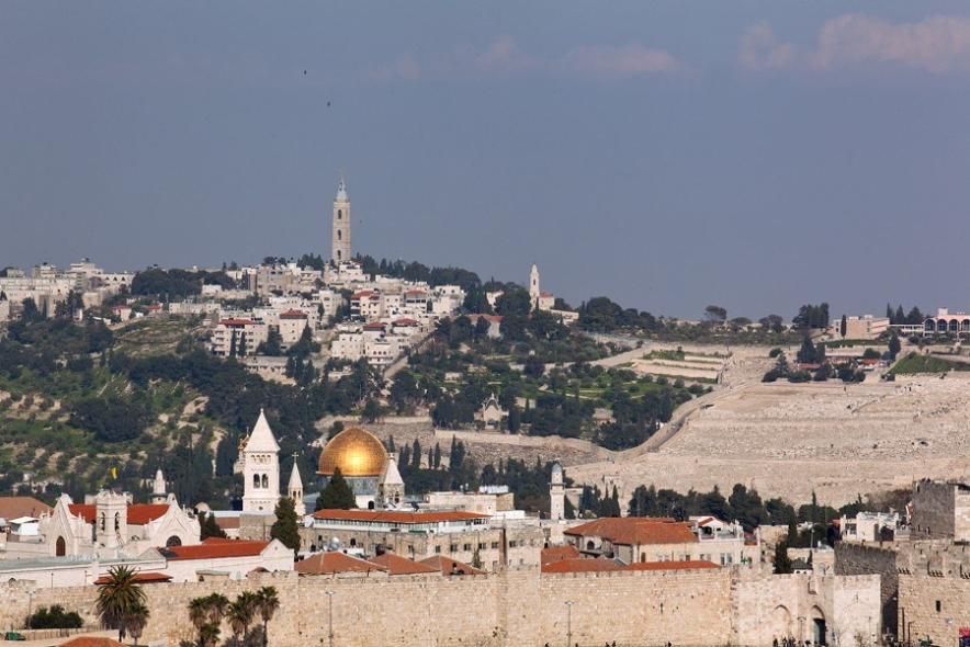 תצפית קסומה על עיר הקודש